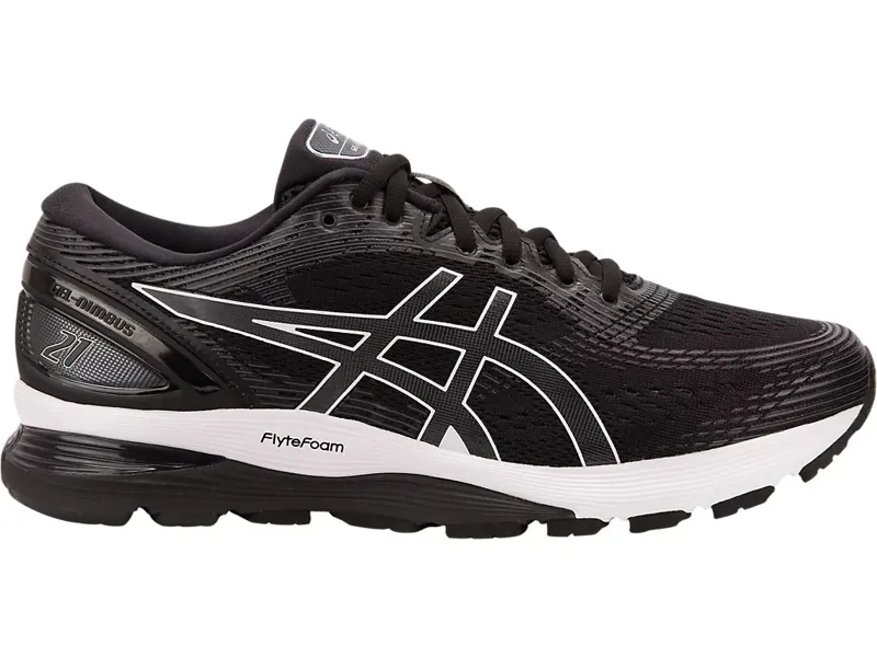 Asics Men's GEL-Nimbus 21 2E Black/Grey UK 11.5